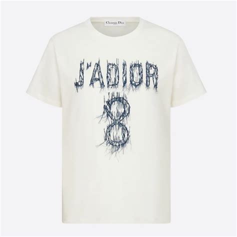 'J'Adior 8' Embroidered T